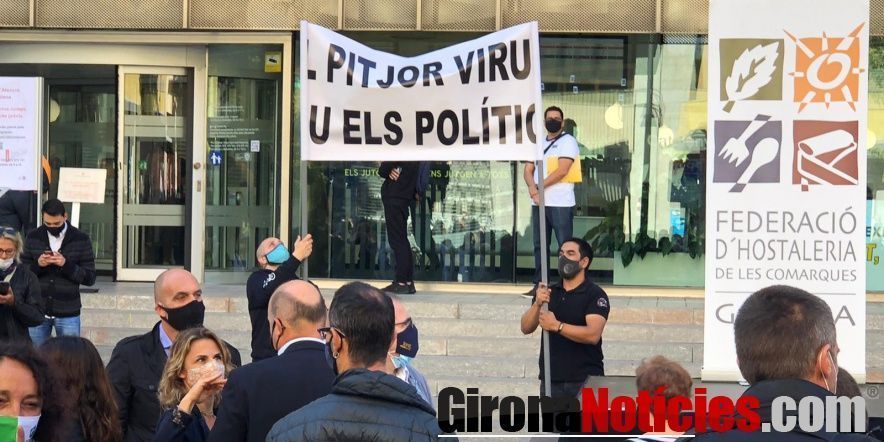 manifestants a Girona 