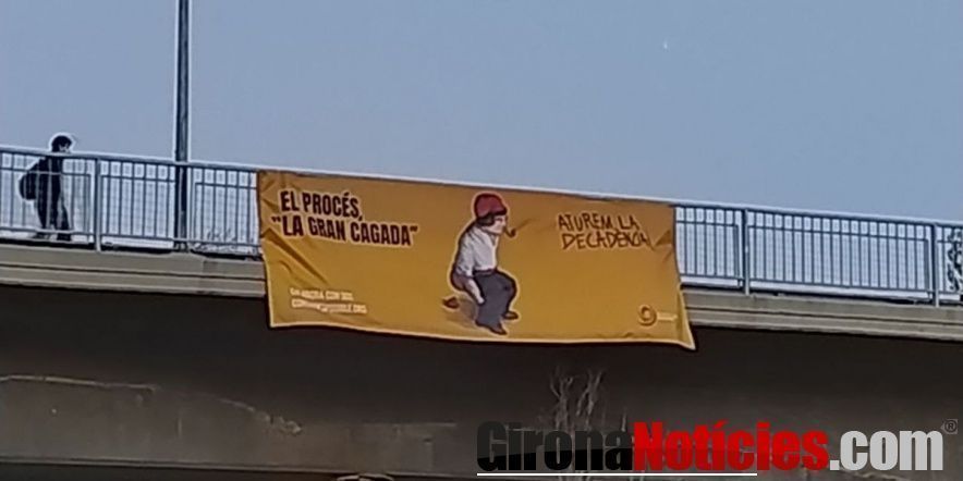 Pancarta de SCC a Barcelona 