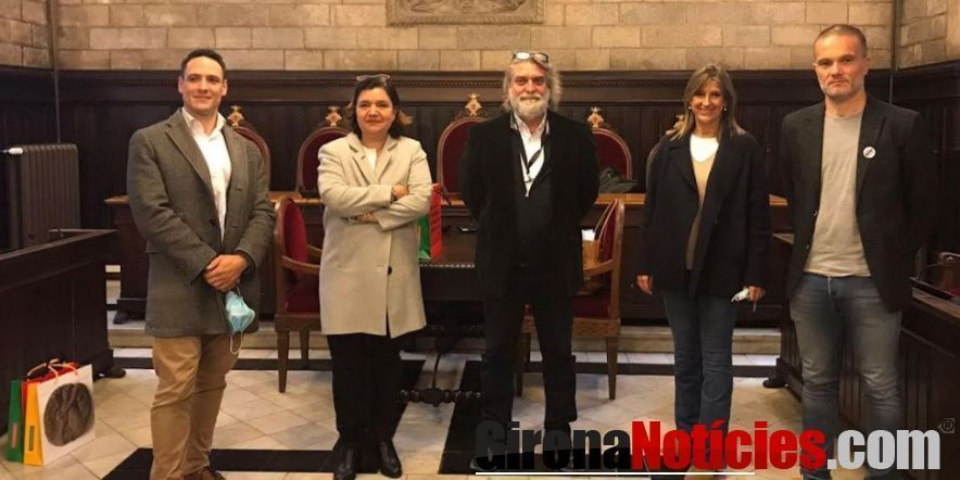 Rebuda a l'Ajuntament 