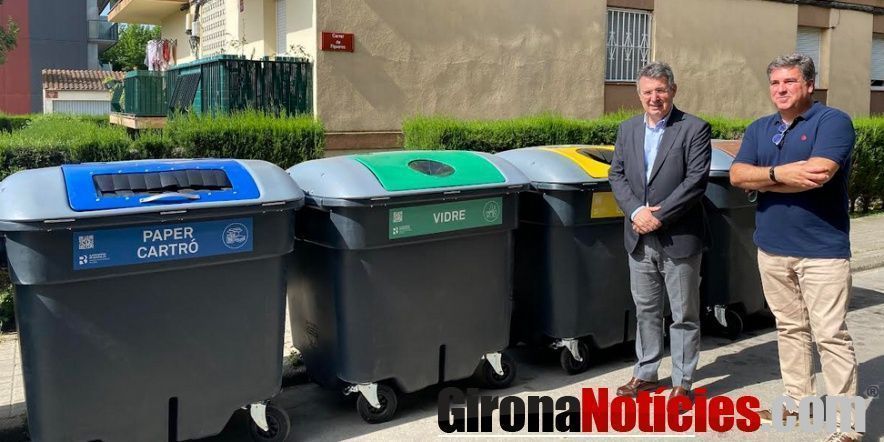 Contenidors que ja s’han substituït al barri de Can Puig 