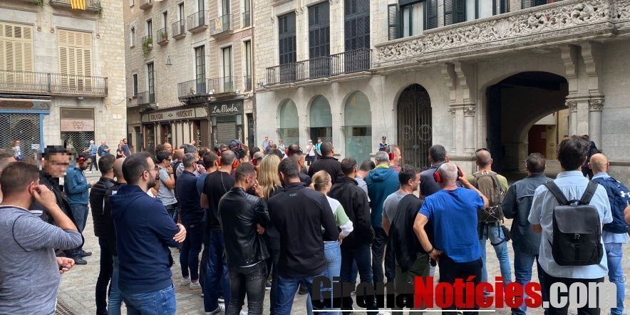 Protesta Policia Municipal de Girona 