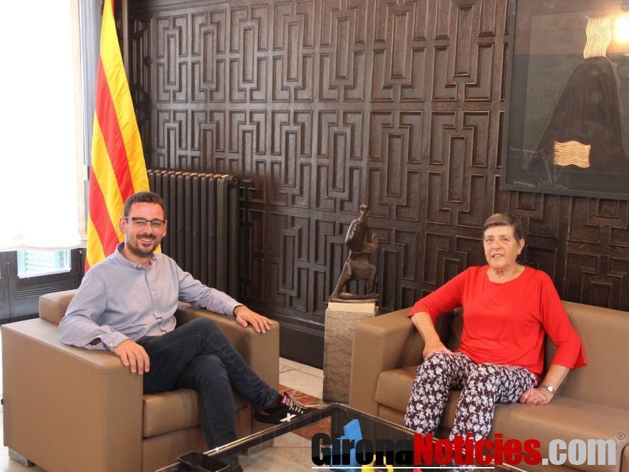 Visita alcalde i exalcaldessa Anna Pagans 