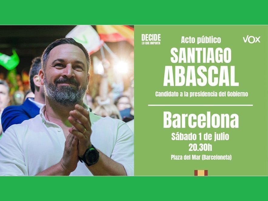 Acto de VOX en Barcelona 