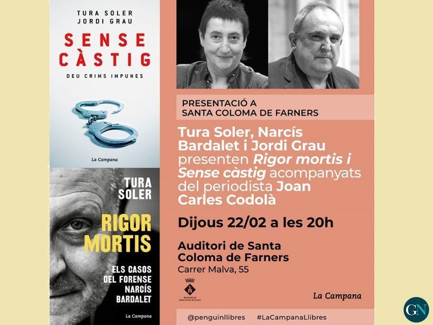 Presentació literària amb Tura Soler, Jordi Grau i Narcís Bardalet 