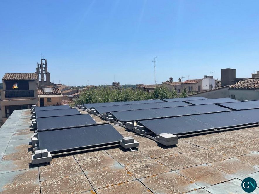 Instal·lació fotovoltaica d'autoconsum instal·lada al Museu Darder  