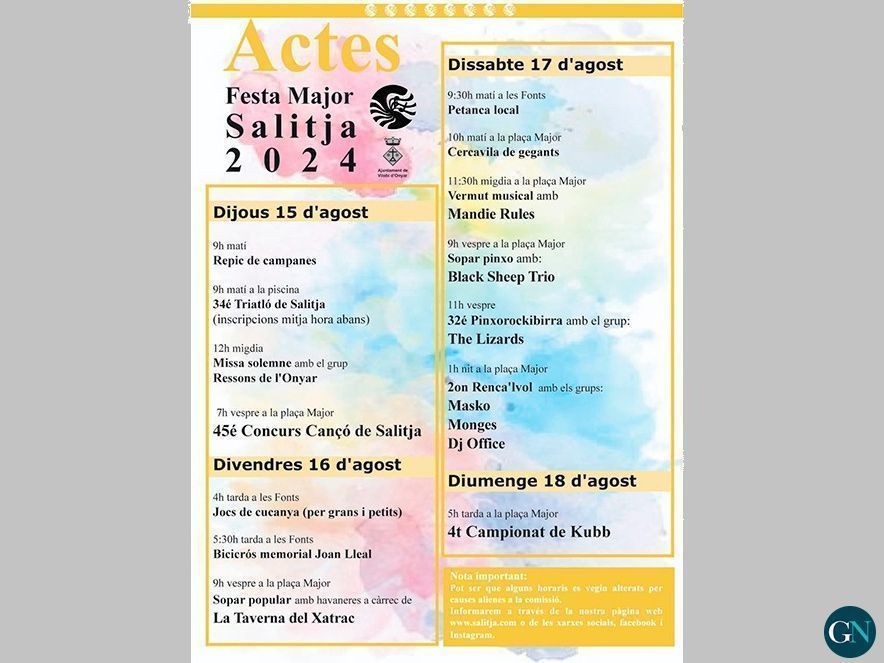 Festa Major de Salitja 2024 