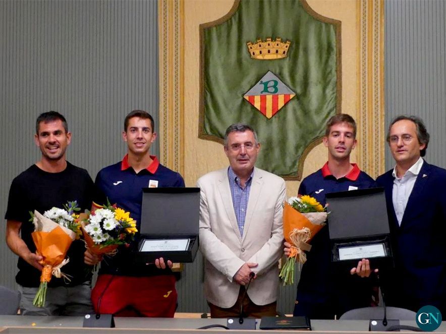 Recepció a l'Ajuntament de Banyoles 