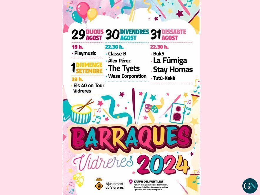 Barraques Festa Major de Vidreres 