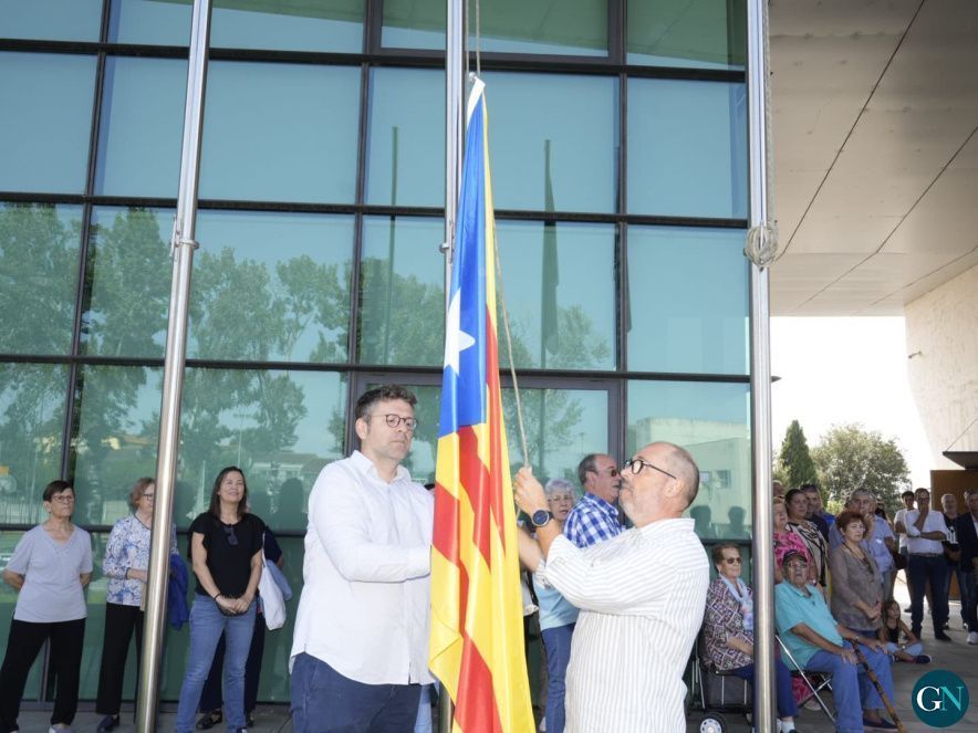 Actes de la Diada a Riudellots de la Selva / Aj.Riudellots 