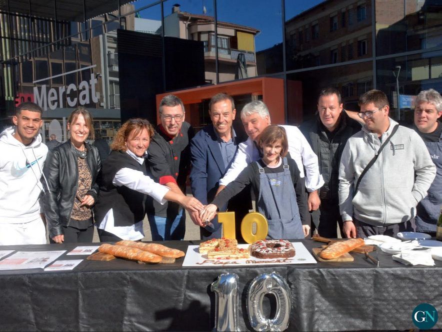 La Plaça Mercat d’Olot celebra els 10 anys 