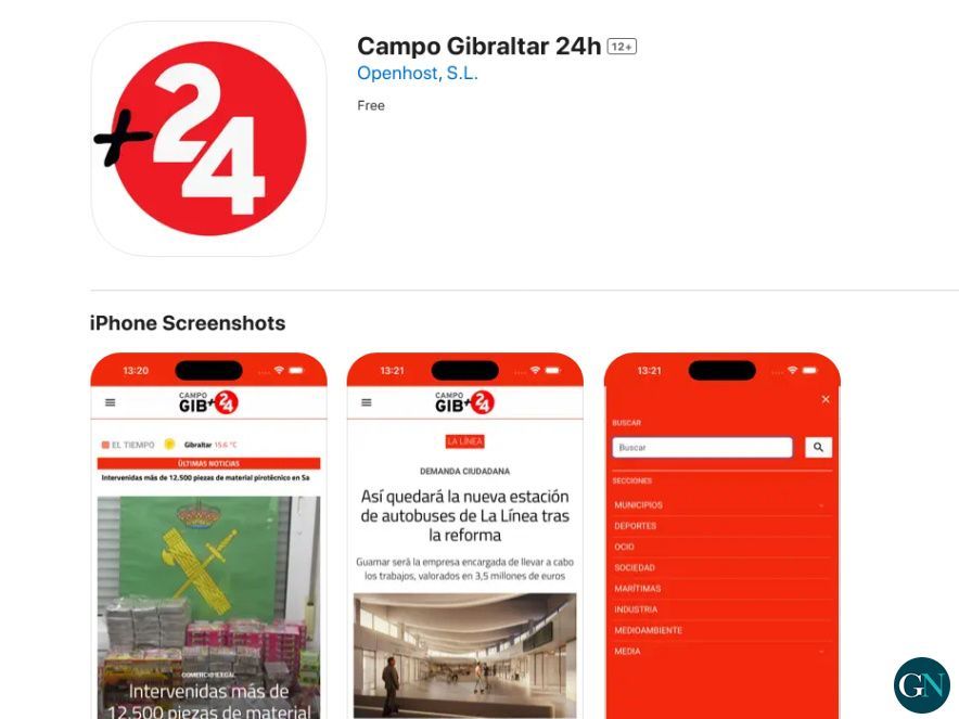 APP campogibraltar24h.es