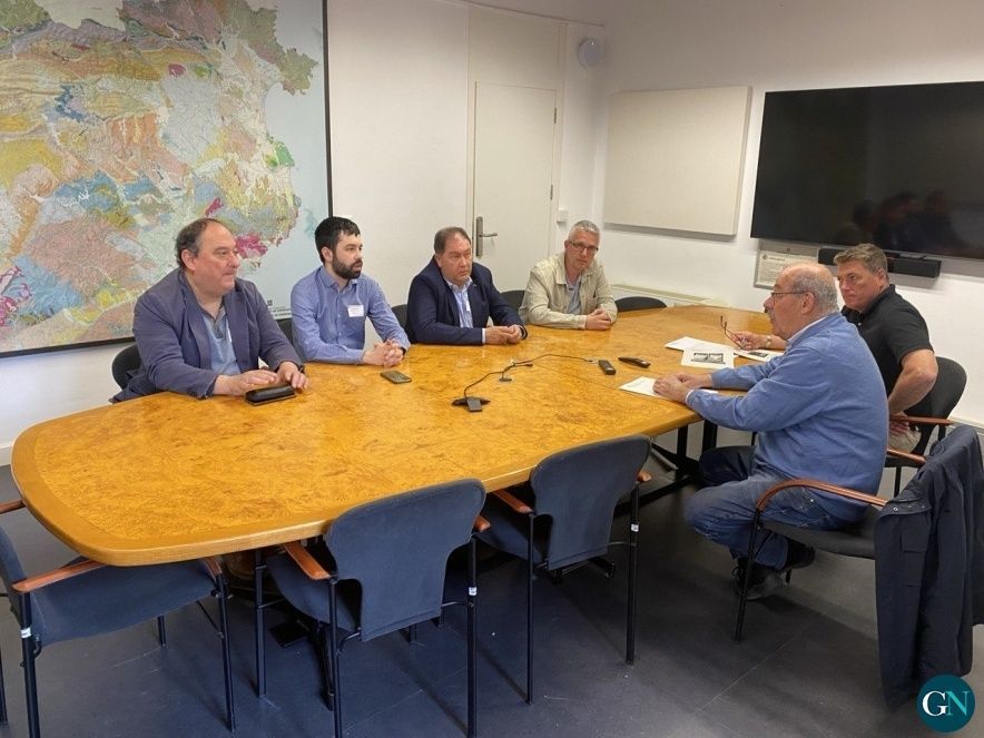 Reunió entre el secretari de Mobilitat i Infraestructures, Manel Nadal 