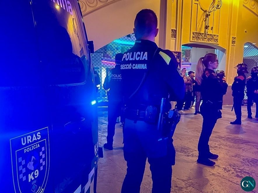 Operació conjunta Policia Local i Mossos d'Esquadra a Lloret de Mar  