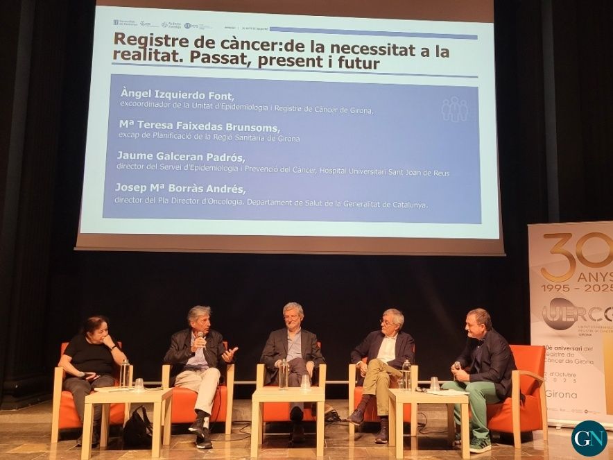 Ponents de la taula del registre de càncer 