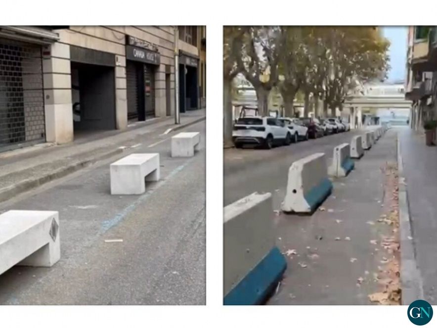 Blocs de formigó tipus New Jersey a Girona  