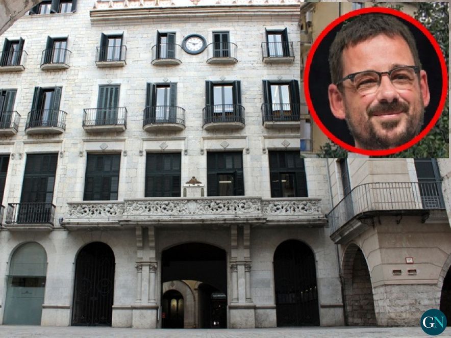 Ajuntamnet de Girona amb l'alcalde de la Cup 