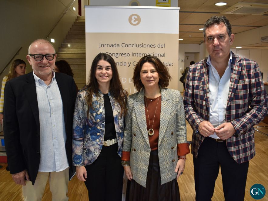 Josep Maria Via, Rocío Vera, María José Abraham y José Repiso Torres  