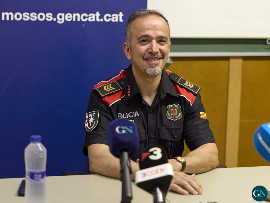 Roda de premsa del sotsinspector Carles Martínez, cap de la Divisió d'Investigació Criminal (DIC) - Eddy Kelele / GN 