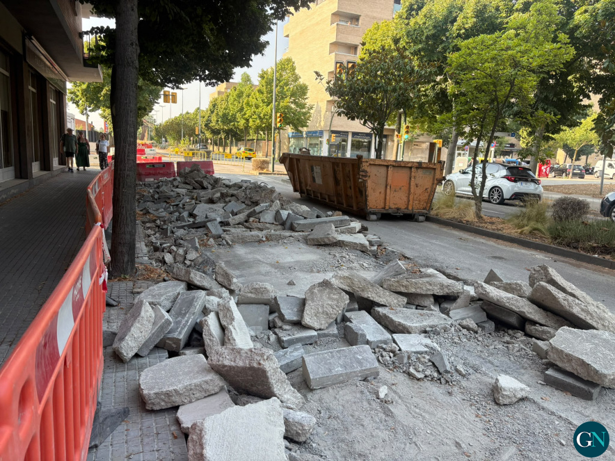 Obres dels carrils bici 