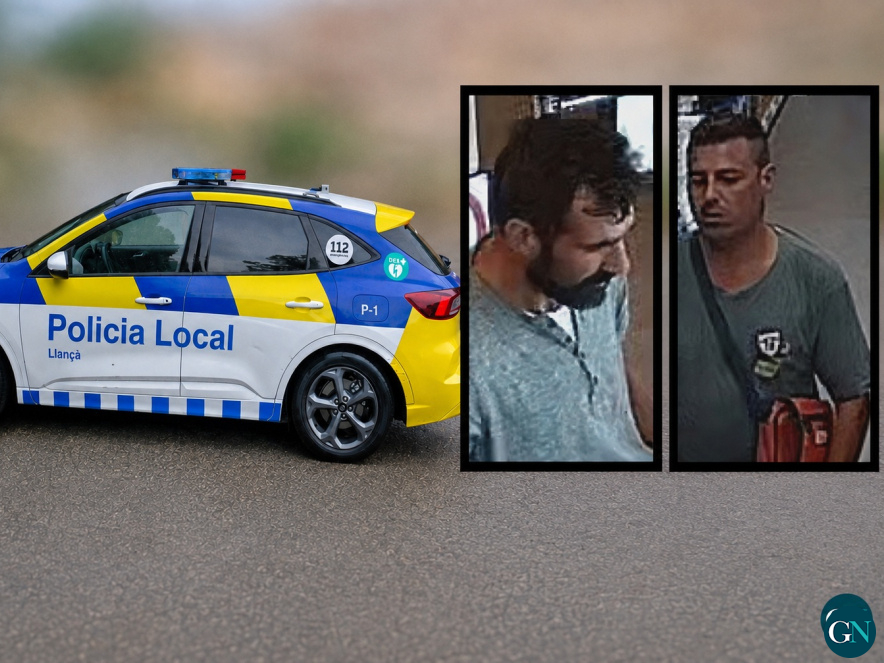 alt - Policia Local i dos dels presumptes lladres / GN 