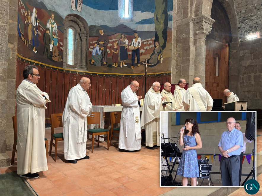 Homenatge a Mossèn Miquel Vall·llosera pel seu comiat 