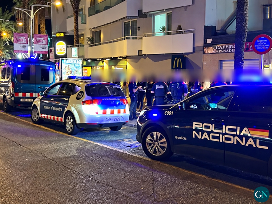 Operatiu policial a Lloret de Mar / GN 