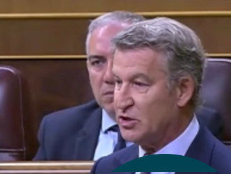 Feijóo en el Congreso de los Diputados / GN 