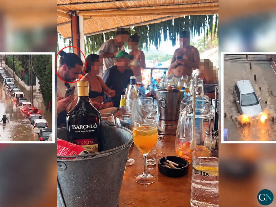 alt - Lamelas out drinking in Ibiza as Lloret flooded 