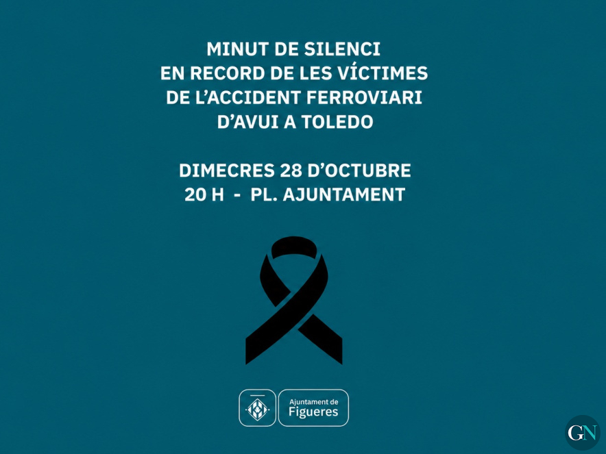 alt - Minut de silenci per les víctimes de l’accident ferroviari de Toledo 